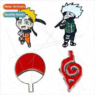 Burning Pin Kiba Uchiha Badge New Clan Naruto