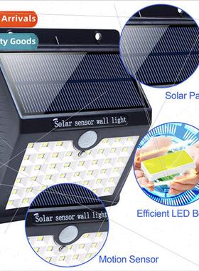 Solar wall light 46LED human sensor garden outdoor rainproof