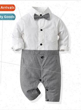 Korean  of the new spring long-sleeved onesie 2022 Chao Fan