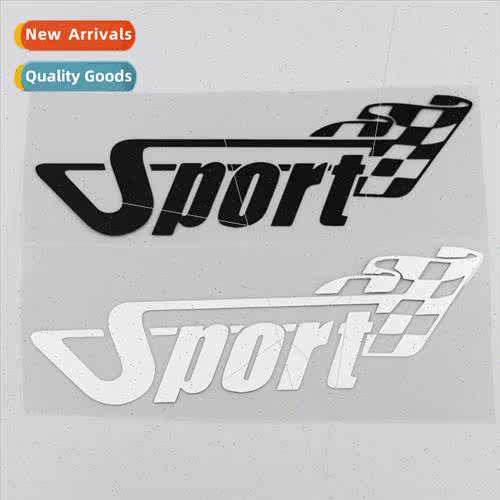 Sport sports plaid car stickers personalized text stickers r
