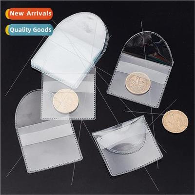 Coin Collector Bags Clear PVC Badge Bags Clear Coin Organize