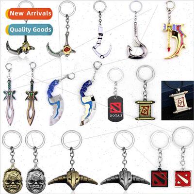 DOTA2 game around the weapon model pendant Blade Tower logo