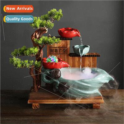 Fujian ceramic running water living room feng shui wheel wat