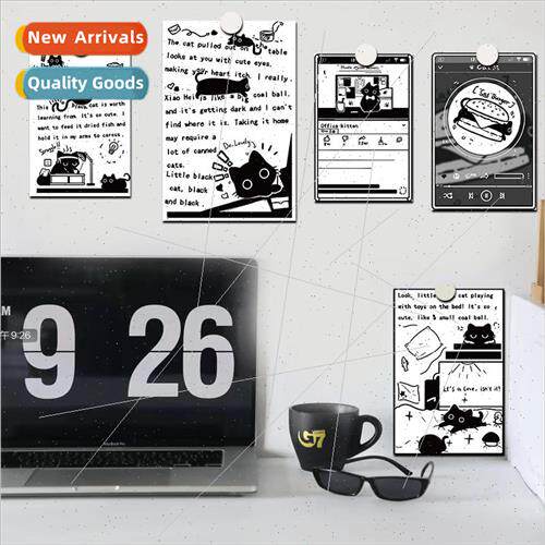ttle Black fe Note Cards 10 Decorative Cards Wall Postcards