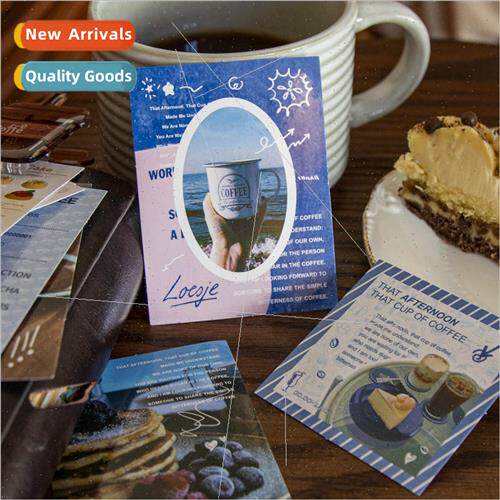 Coffee fragments series stickers Korean daily life record ha