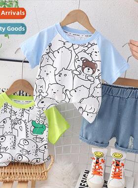 2023 summer suit suit summer new childrens clothing full pri