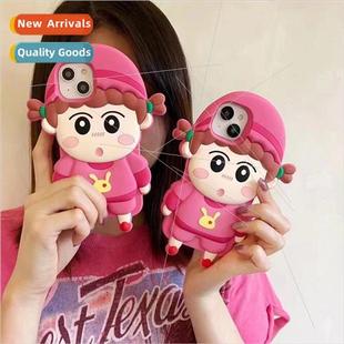 girl 适用 iPhone12 Apple new braided 14ProMax Cartoon 15p