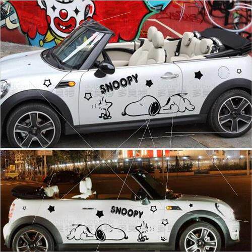 Personalized Snoopy car stickers cartoon car stickers Mickey