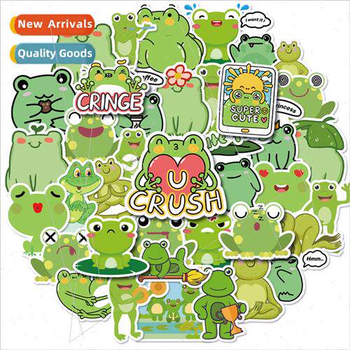 50 cartoon croak series stickers new cartoon cute frog perso
