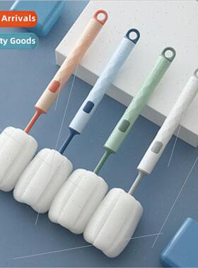 Household long handle cup brush without dead angle nano spon