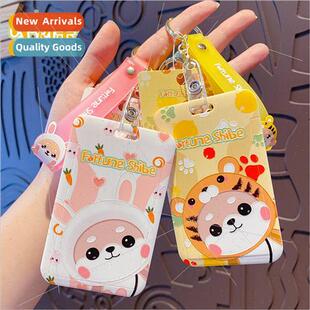 Shiba Inu card cartoon keychain 适用tune holder studen small