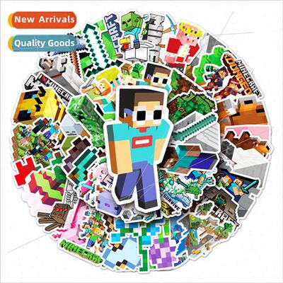 50 pcs of my world game luggage creative waterproof phone ca
