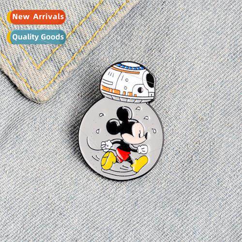 Japanese movie around the robot alien spacecraft cartoon pin