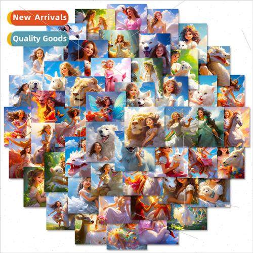 50 stickers net figure mix and match beauty and beast person