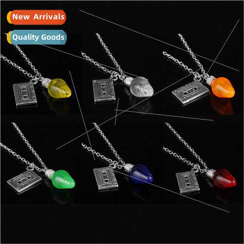 Stranger Things Stranger Things Tape ght Bulb Pendant Neckla