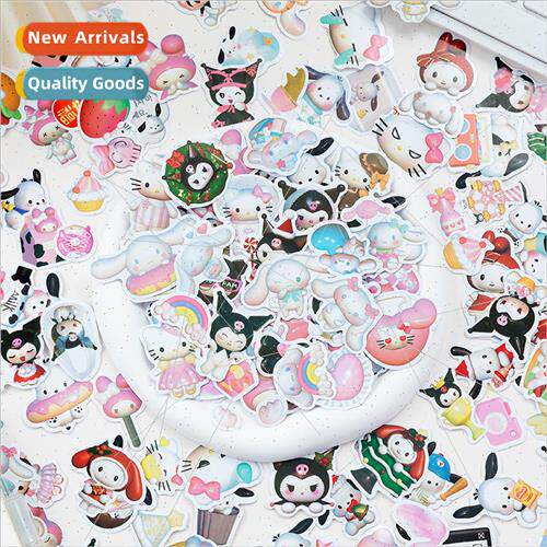 Cartoon 3D cute paper sticker pack diy handbook diary decora