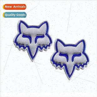 Earrings Fox lver Head Jewelry Blue Womens Eyes