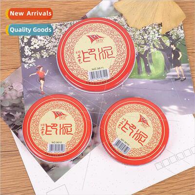 Red printing clay office supplies stamp pad seal with iron b