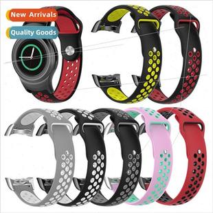 hole R72 band watch silicone round color two Samsung 适用