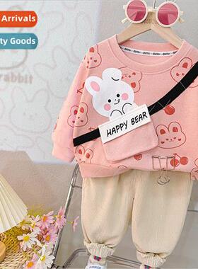 New girls set spring and fall Korean  of the boys printed lo