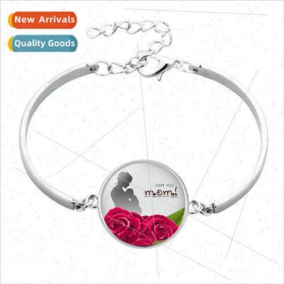 Womens Bracelet mom monogram Family Mothers Day  Time Gemsto