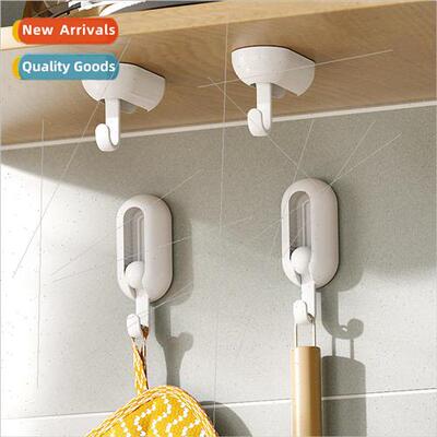 Swivel hooks strong adhesive entry door entrance wall behind