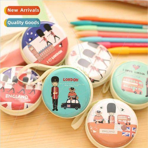 British  British soldiers fun zipper coin iron box coin purs