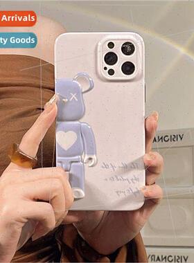 适用 iPhone12/13PROMAX love violent bear Apple 11 phone case