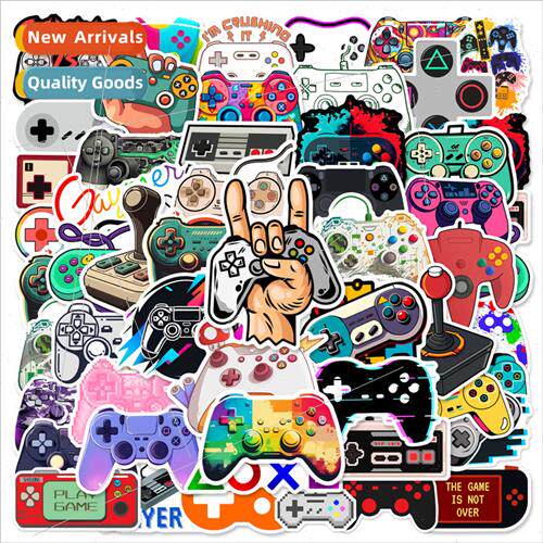 50 new game console graffiti stickers tablet phone case spea