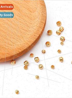 Color preservation accessories 18K gold  flower beads compar