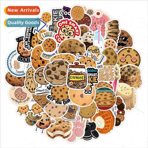 50 new cartoon quirky cookie stickers notebook stationery bo