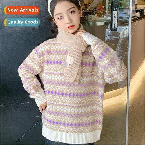 Girls sweater fall and winter 2023 new girls big girl winter