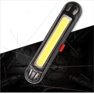 Bicycle bike light bicycle USB rechargeable warning light du