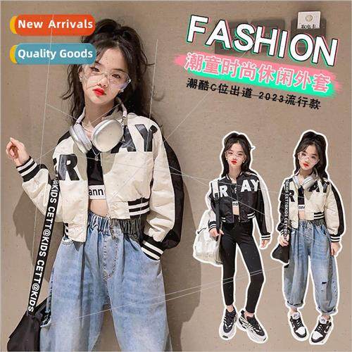 Girls spring and fall collocation baseball uni适用m 2023 new