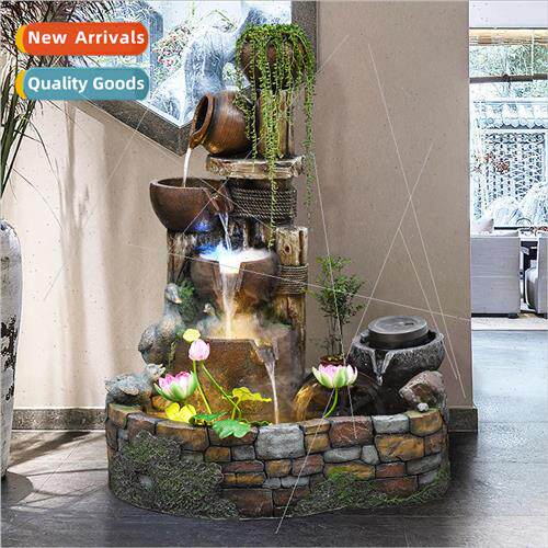 适用tune flowing water ornaments new Chinese fountain landsc