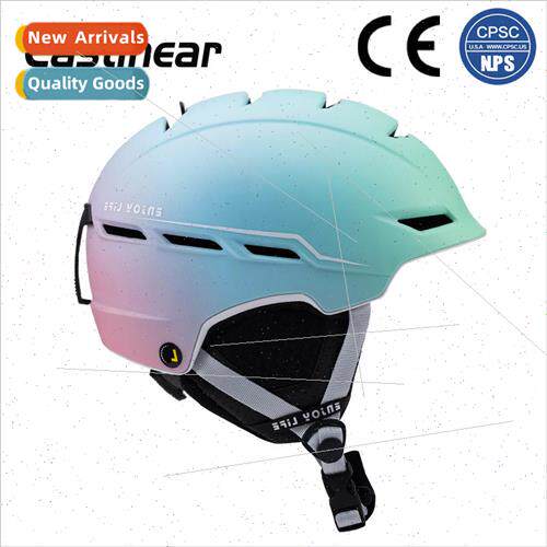 2023 gradient color small fresh adult ski helmet men and wom