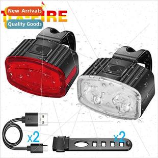 lights brightness usb rechargeable riding Bicycle night high