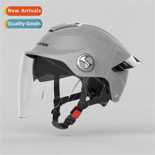Electric car helmet men and women battery car cap four seaso