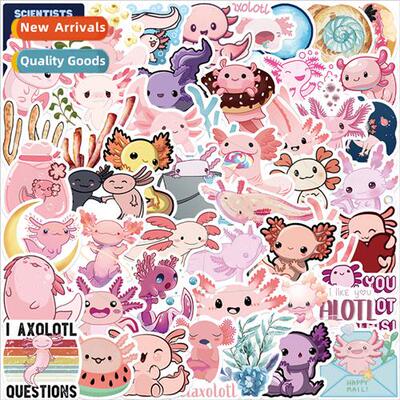50 cartoon animal salamander axolotl graffiti stickers DIY d