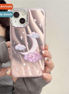 ins dreamy clouds moon 适用 iPhone15ProMax chain 13/12 Apple