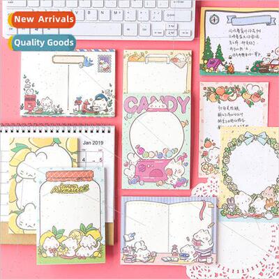 Korean  of the cute cat large note book cartoon tearable mes