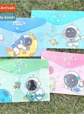 The new student file bag creative stationery cute spaceman a