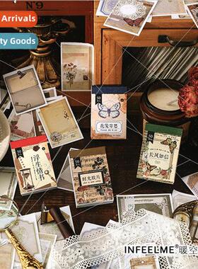 Japanese paper sticker book Twilight to the letter Vintage l