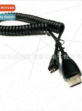 Micro Micro HDMI to HDMI HD Cable Video Cable Retractable Sp
