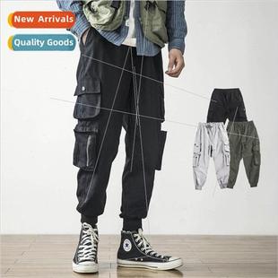 mens nine multi work pocke yards pants big Cargo loose