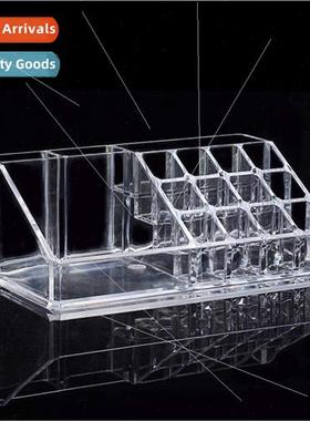 16 Grid Trapezoidal Transparent Cosmetic pstick Holder Nail
