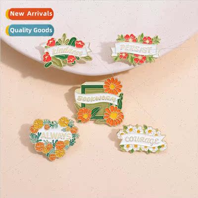 ALWAYS English geometric brooch flowers aesthetic garden gif