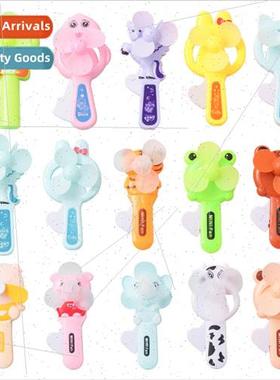 Summer cool creative cartoon hand pressure fan mini portable