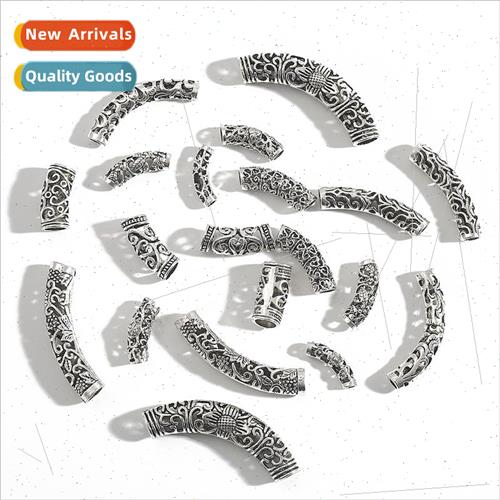 diy handmade jewelry antique silver alloy bracelet bend acce