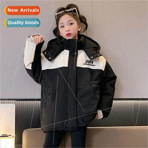 Girls rushing jacket fall and winter 2023 new childrens girl